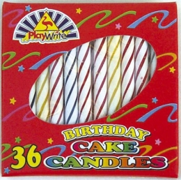 36 Birthday Cake Candles